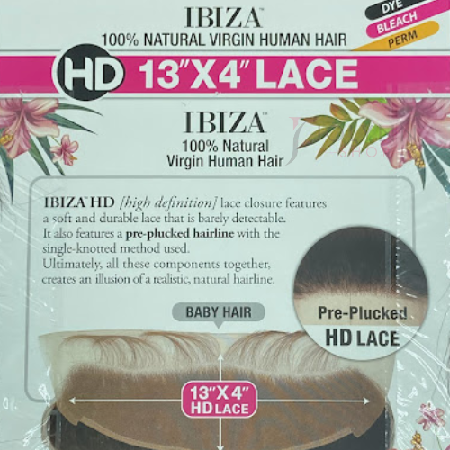 HD 13"x 4" Lace Natural Virgin Human Hair