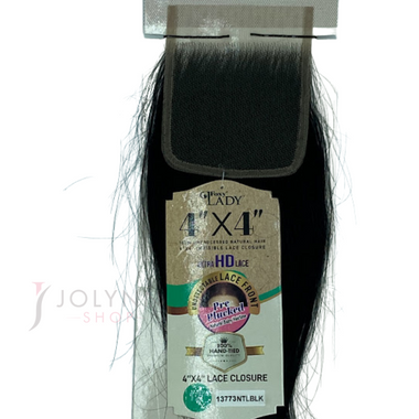 4"x4" Lace Closure 100% Natural Hair