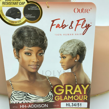 Addison Gray Glamour 100% Human Hair